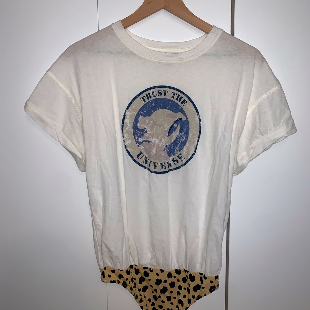 Free People T-shirt bodysuit